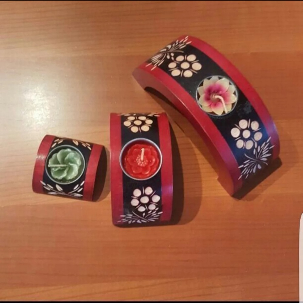 Candle 3 piece set